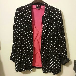 Polka Dot Boyfriend Blazer