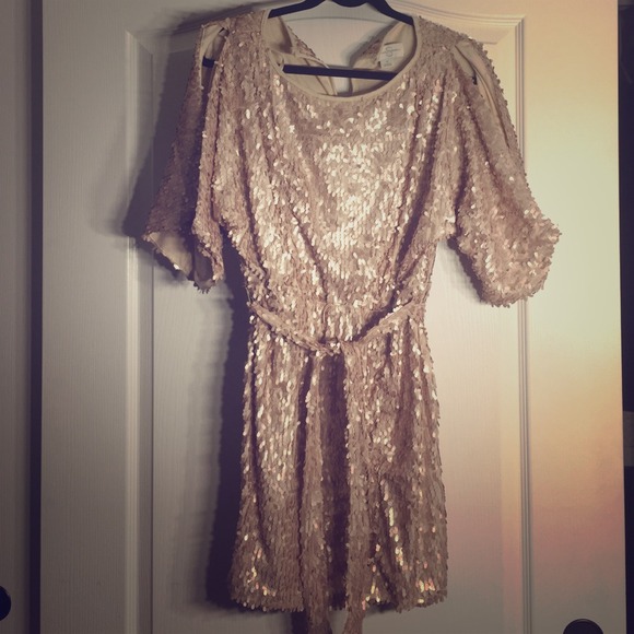 Sequin Champagne dress