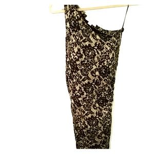 Michael Kors knit one shoulder dress