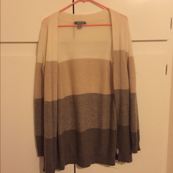 Multicolored Beige and Brown Cashmere Sweater - Picture 2 of 4