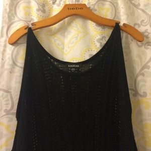 Bebe Black oversized sweater