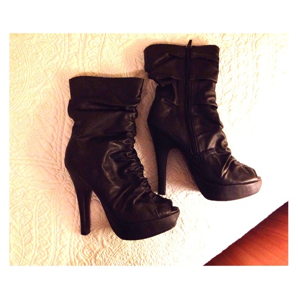 Sexy, yet classy faux leather boots