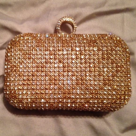 Gold clutch