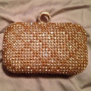 Gold clutch