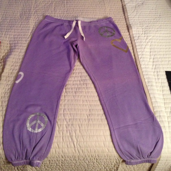 PINK lavender sweatpants