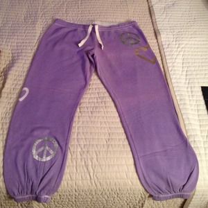 PINK lavender sweatpants