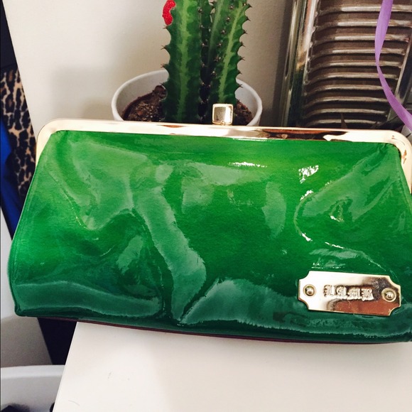 L.A.M.B OMBRÉ GREEN CLUTCH