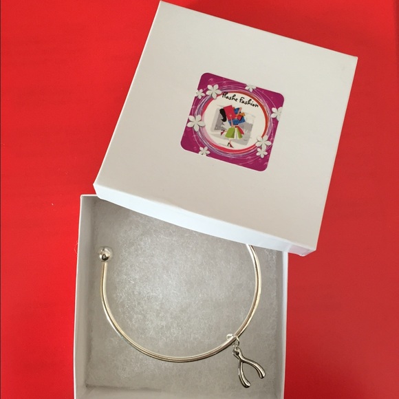 Make a wish! NEW wishbone bangle - Picture 1 of 2