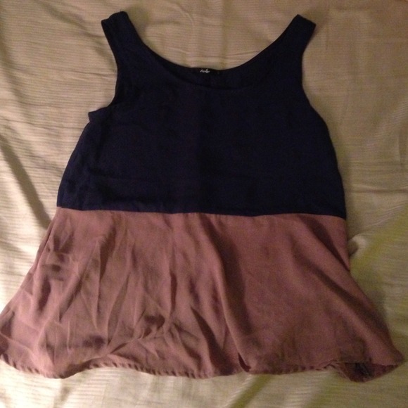 Color block tank top