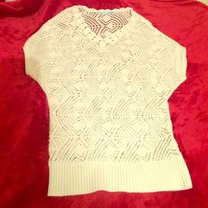 Cream sweater shirt