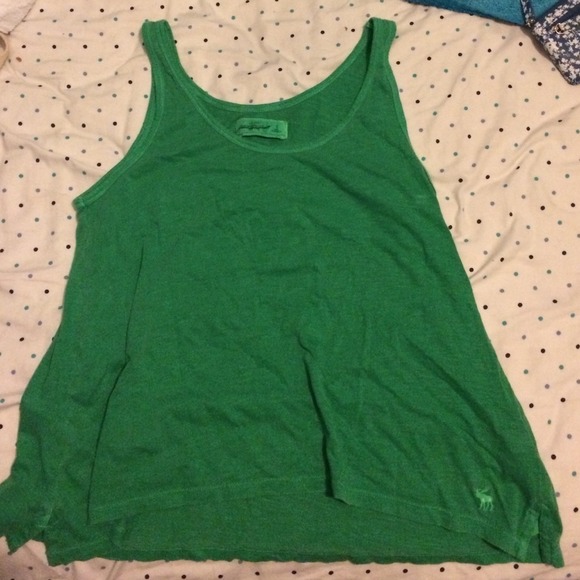 Green Abercrombie and Fitch tank