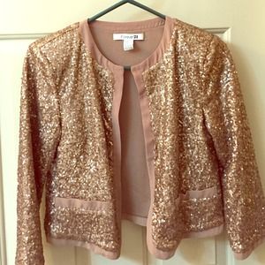 Sequin cropped blazer/ jacket