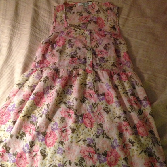 Forever 21 Floral Dress - Picture 1 of 2
