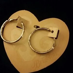 Silver hoop earrings