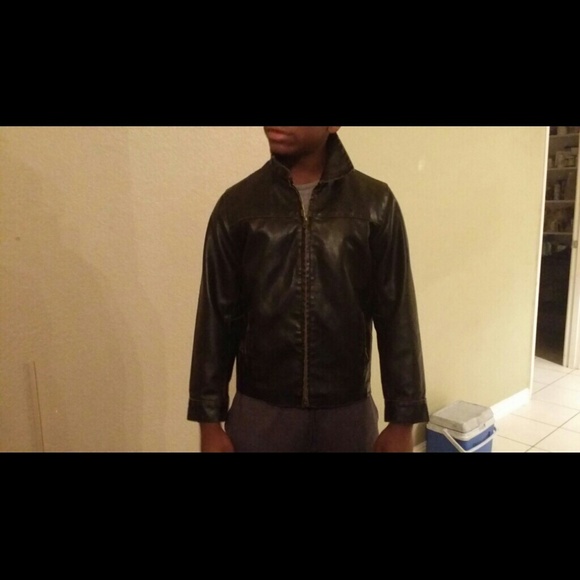 Jacket  (leather look)