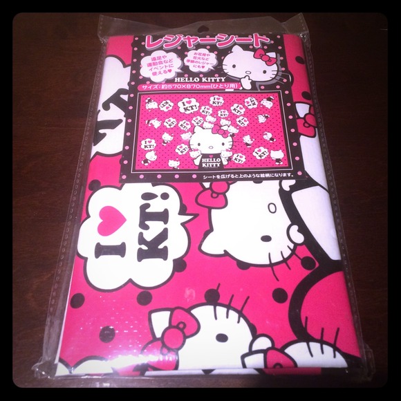 tarp material hello kitty mat from Tokyo!