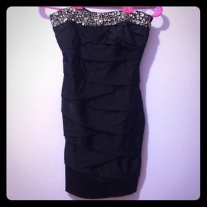 Embellished Party Dress - LBD