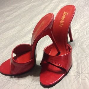 Fredericks red pearl heels