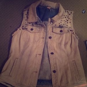 FREE PEOPLE jean vest