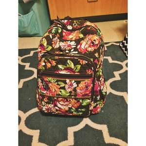 Campus Vera Bradley bookbag English Rose (retired)