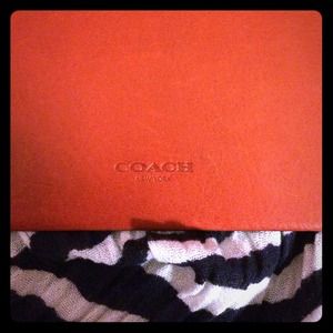 Coach Ipad Mini Red Leather Hard Case