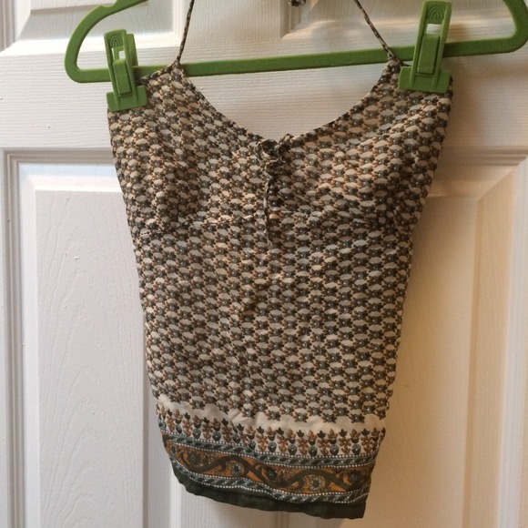 🚫SOLD🚫Vintage Backless Beach Halter