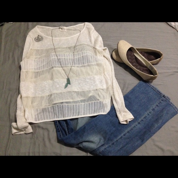 Pin s and Needles sheer knit long sleeve