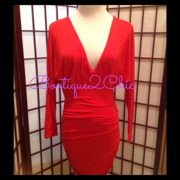 Fitted Red Dress! Super Cute!