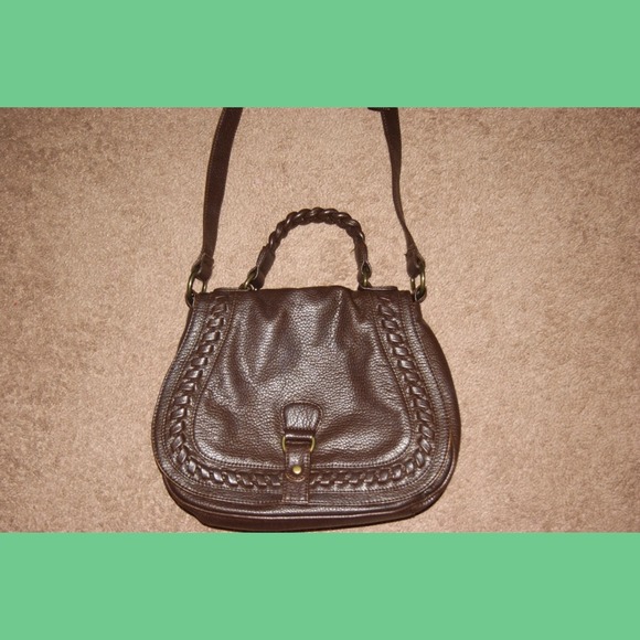 American Eagle Brown Satchel - Picture 2 of 4