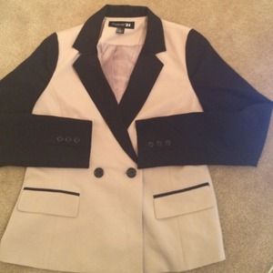 Forever 21 black&tan career jacket