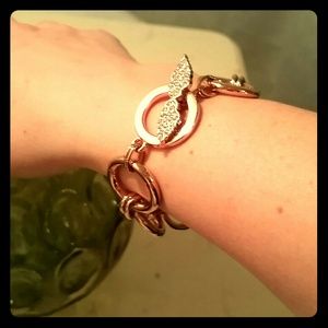 Victoria Secret rose gold circle bracelet