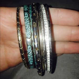 Variety of bracelets.