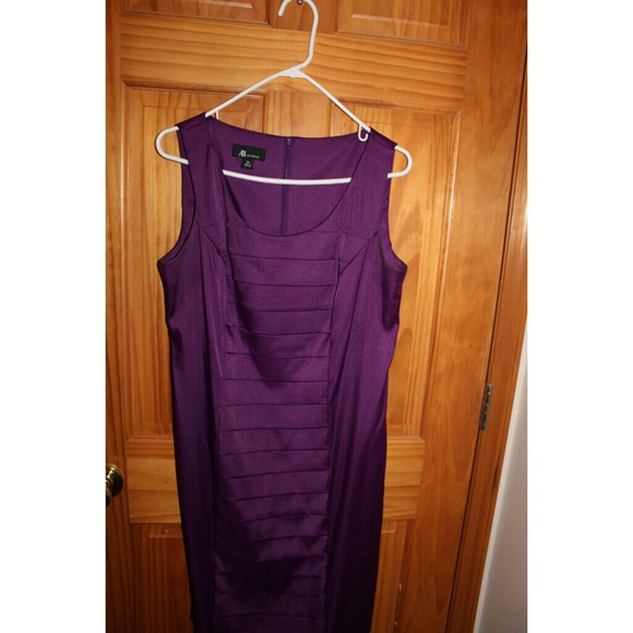 *AB Studio worn only once purple dress*