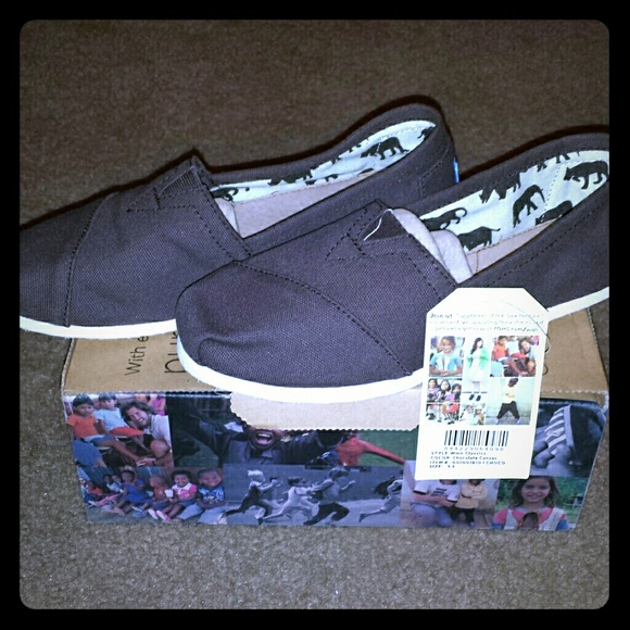 New Toms Chocolate  brown