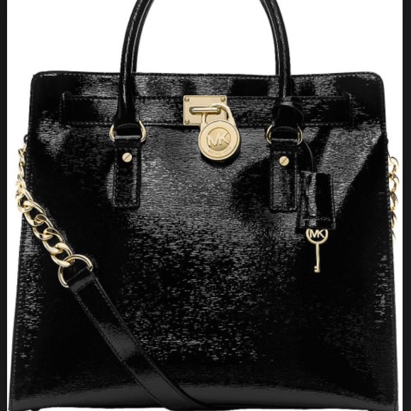 Michael Kors Handbags - Authentic Michael Kors black Hamilton Tote