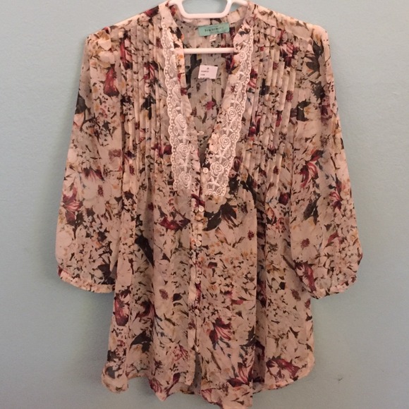 Floral tunic
