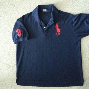 Men's Navy Blue Polo Shirt