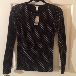 Polka dot long sleeve.