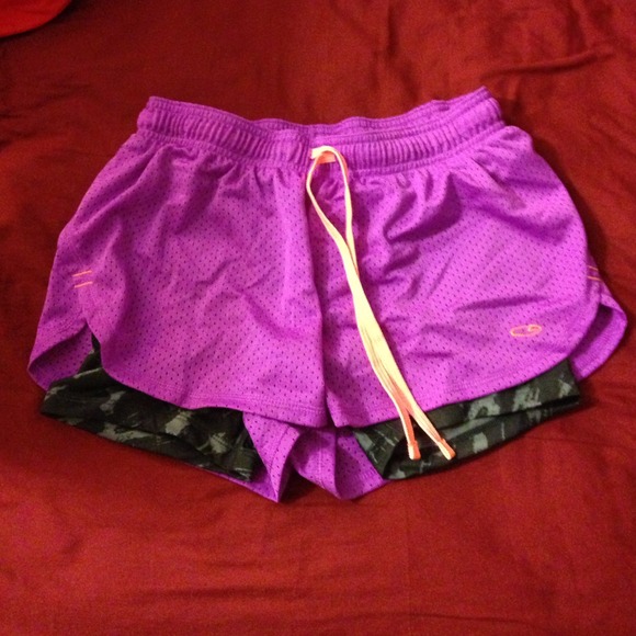 NWOT Spandex and Mesh double shorts