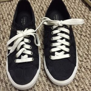 Adorable black Coach shoes!