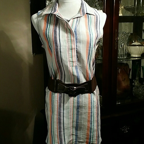 Lands' End Tops - Beautiful 100% Linen Tunic