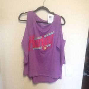 Hurley fresh college long sleeve tshirt NWT