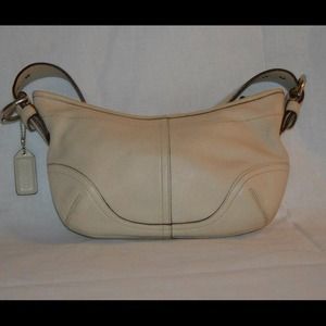 Coach beige small handbag