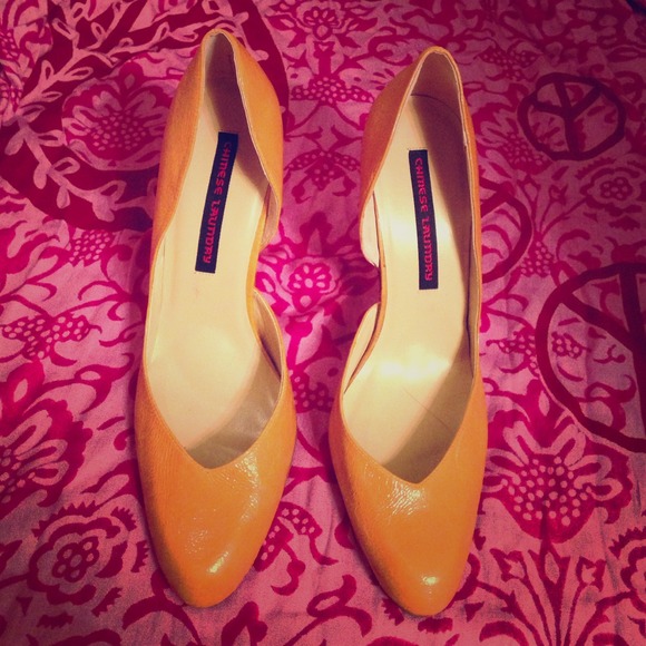 Mustard Pumps LAST CHANCE