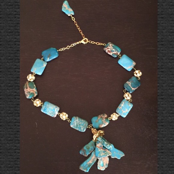 🎉HP🎉NWOT 20" 25mm Imperial Jasper Necklace - Picture 3 of 4