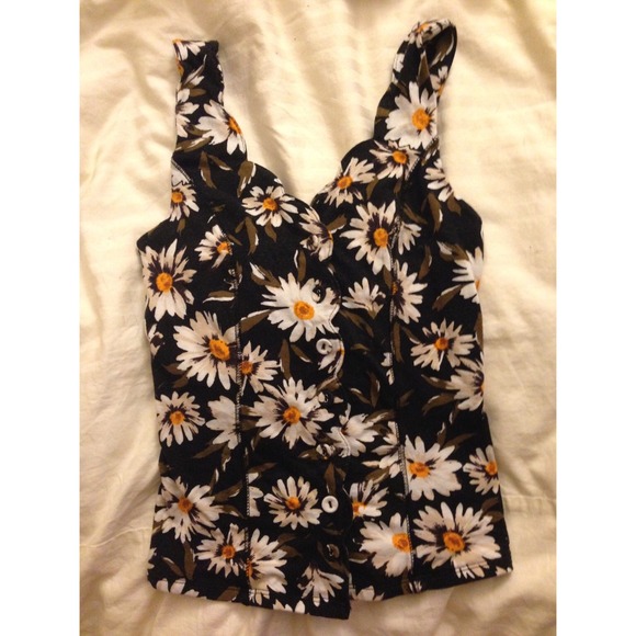 Kimchi Blue Urban outfitters daisy tank top