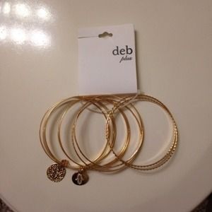 DEB gold bangles