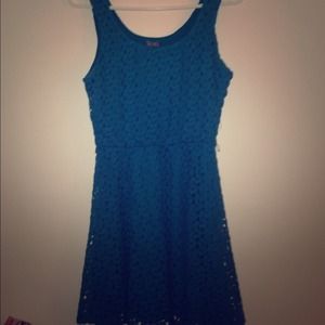 Blue dress