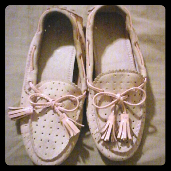 Coach light pink Nadia moccasin or loafer