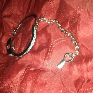 Rhinestone, handcuff bracelet